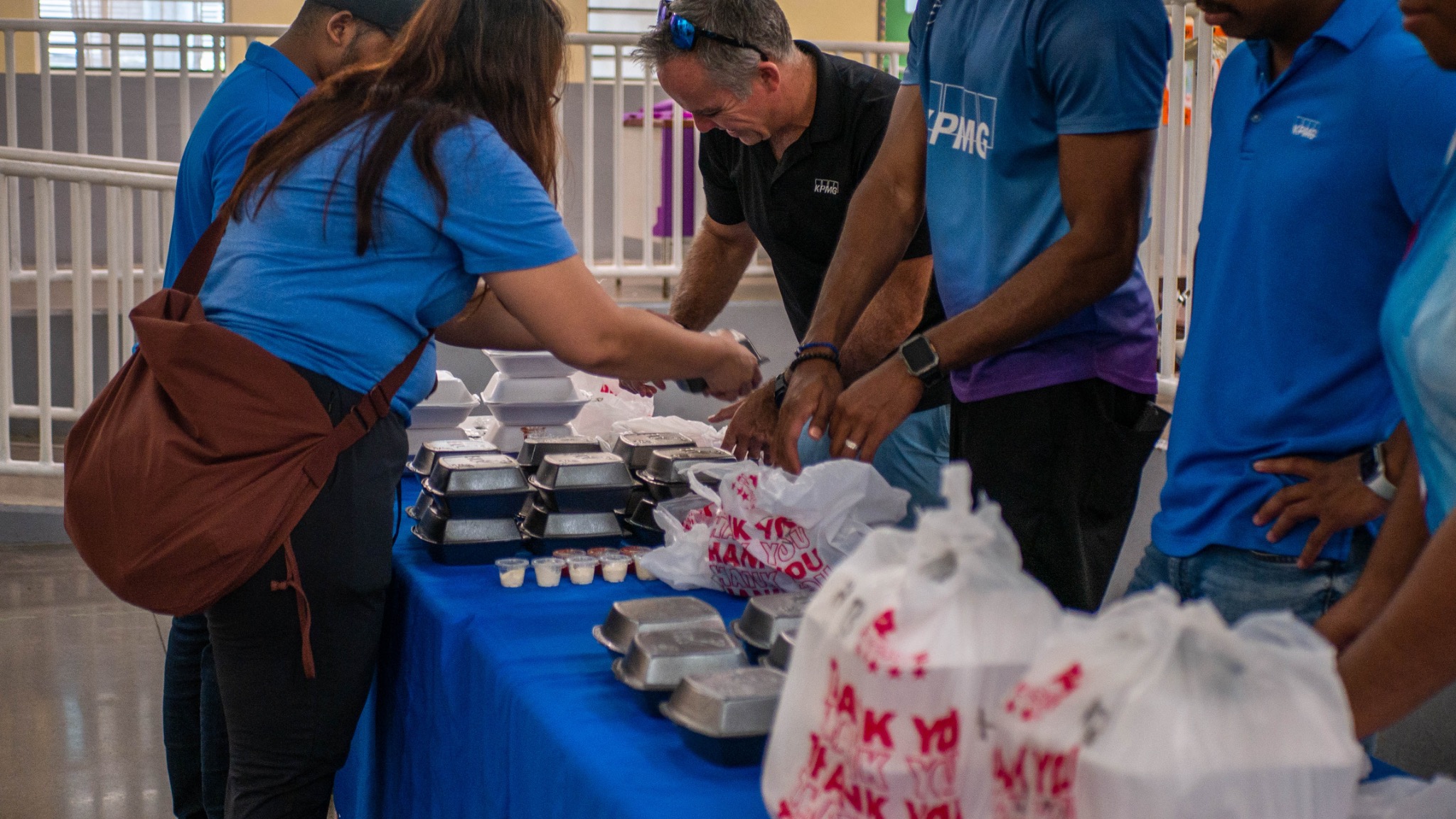 Community partners preparing assistance